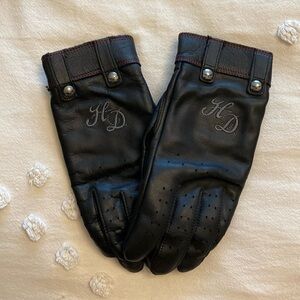 Harley Davidson Leather Riding Gloves